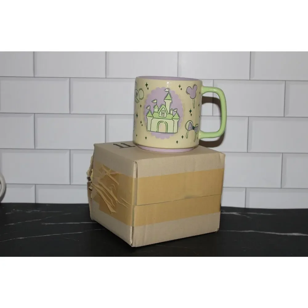 Disney Parks Starbucks 2026 Summertime Castle Matcha Lavender Mug NEW 14oz